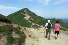 Le col de la Cabane et le Puy de Sancy en face